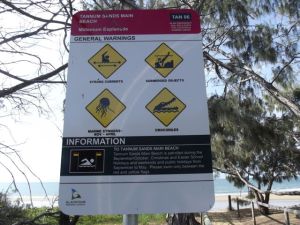 sign at Canoe at Tannon Sands