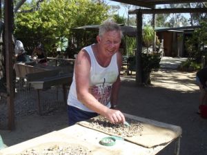 Rod fossiking in Sapphire