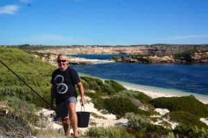 Rod returning from fishing