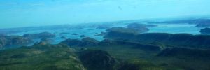 The Buccaneer Archipelago from 2000 feet