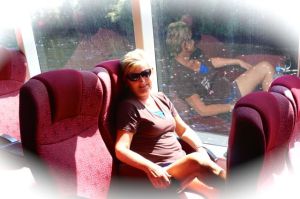 The navigator settling in for the cruise