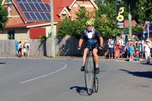 Out on his own midway through the endurance section